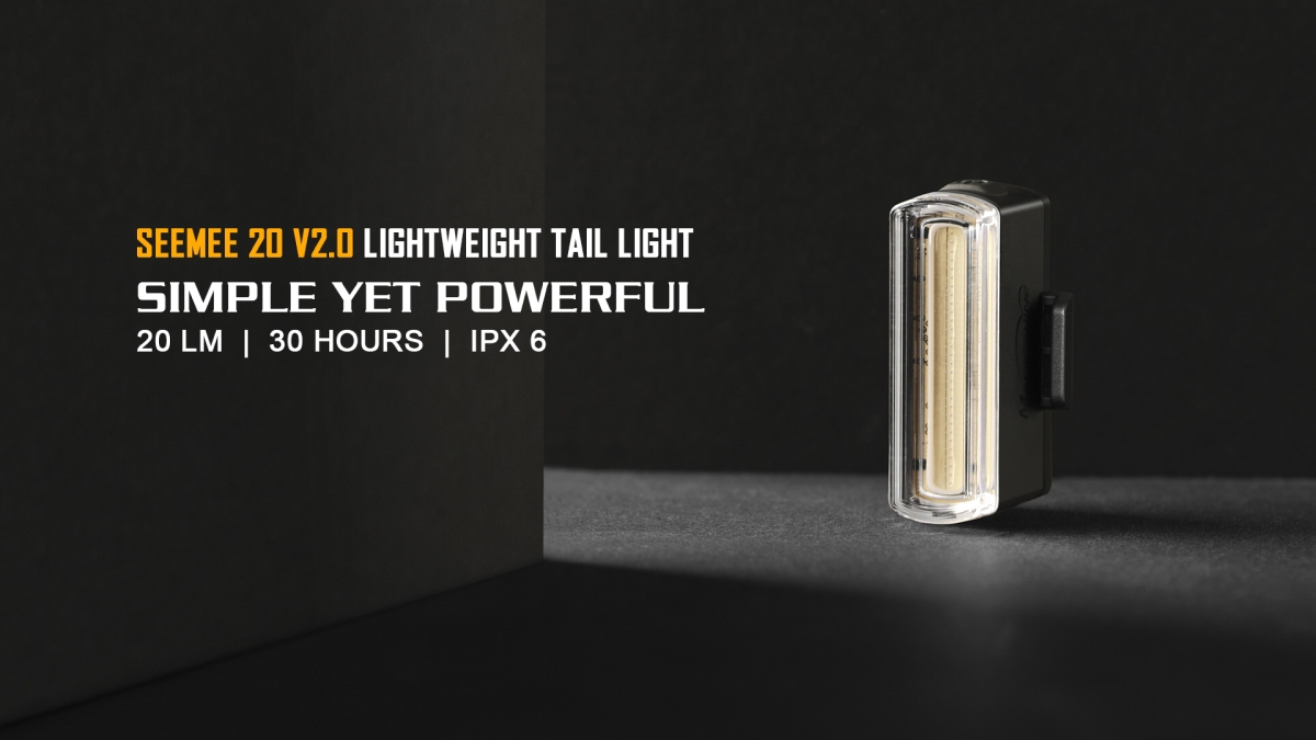 Magicshine SEEMEE 20 V2.0 zadní černá