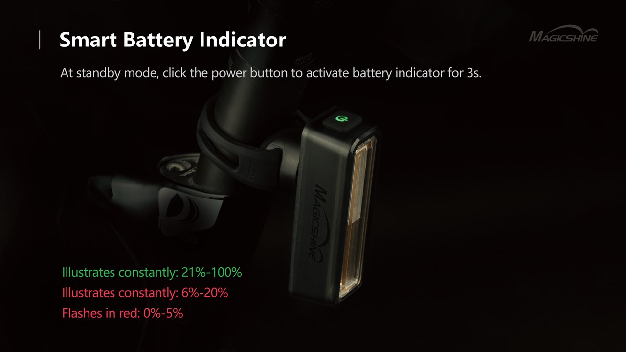 Magicshine SEEMEE 180 zadní černá