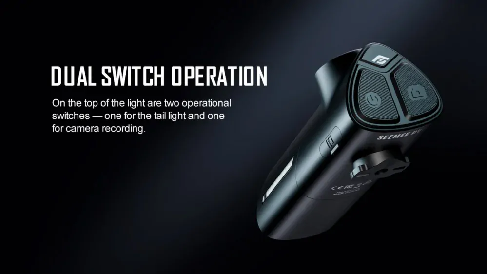 Magicshine SEEMEE DV Kamera zadní černá