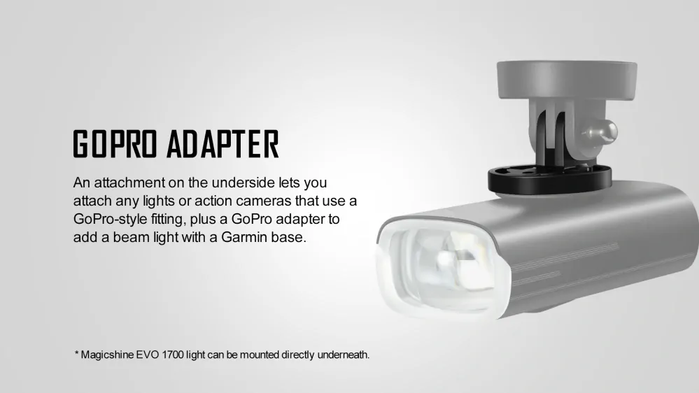 Magicshine MJ-6536 MAA AERO předsazený držák pro Garmin a GoPro